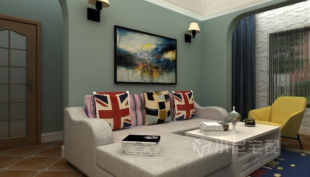 90㎡/两室一厅一卫/美式 90㎡/两室一厅一卫/美式