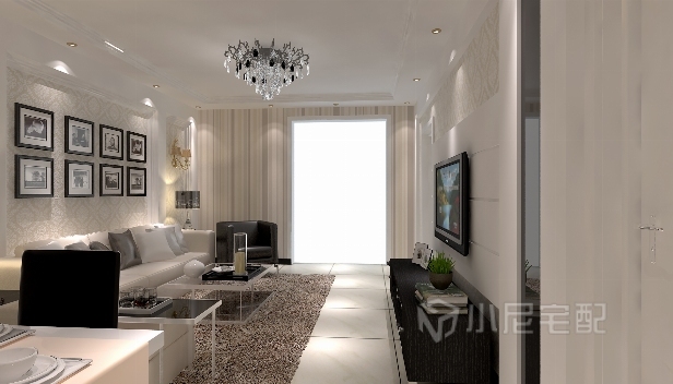 110㎡/三室一厅一卫/欧式