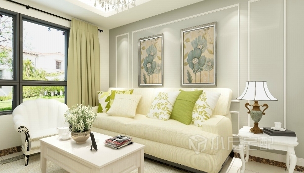 87㎡/两室一厅一卫/田园 87㎡/两室一厅一卫/田园