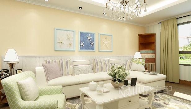 85㎡/两室一厅一卫/田园 85㎡/两室一厅一卫/田园