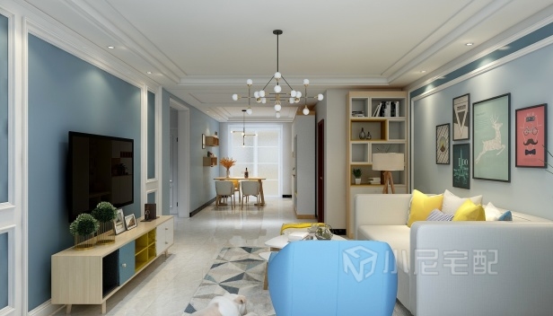 110㎡/两室两厅一卫/简约 110㎡/两室两厅一卫/简约