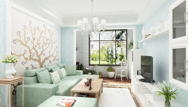 90㎡/两室一厅一卫/欧式 90㎡/两室一厅一卫/欧式