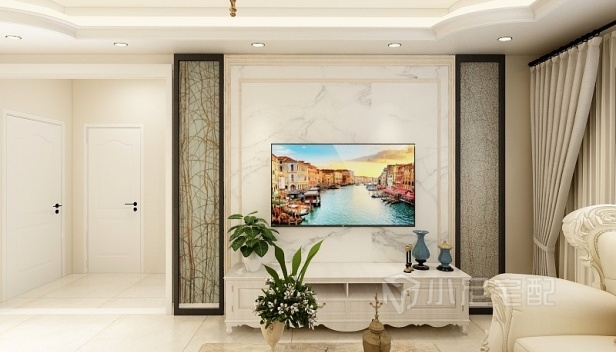 90㎡/两室一厅一卫/欧式