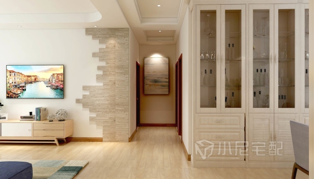 128㎡/三室两厅两卫/简约