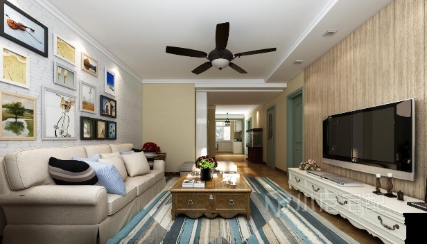 108㎡/三室两厅一卫/田园