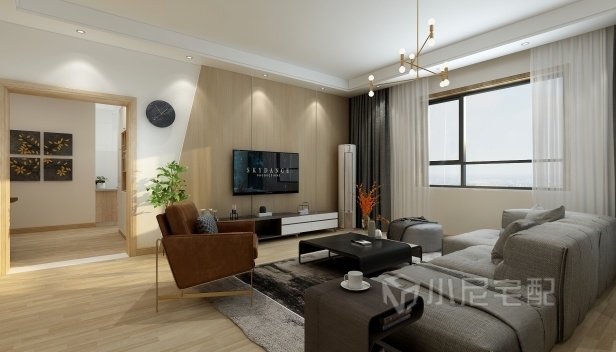 105㎡/两室两厅一卫/简约 105㎡/两室两厅一卫/简约