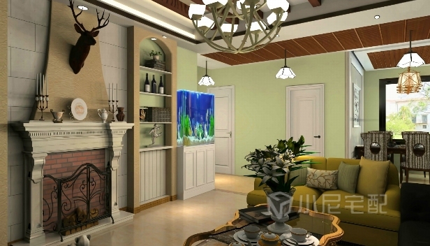 120㎡/三室两厅一卫/田园 120㎡/三室两厅一卫/田园