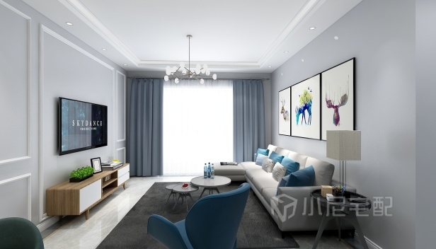 110㎡/三室两厅一卫/简约 110㎡/三室两厅一卫/简约