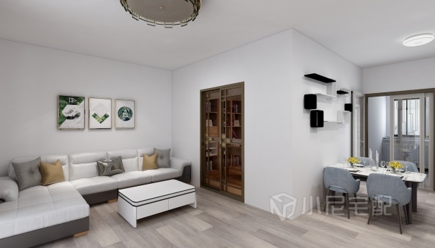 50.68㎡/一室一厅一卫/简约 50.68㎡/一室一厅一卫/简约