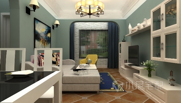 90㎡/两室一厅一卫/美式 90㎡/两室一厅一卫/美式