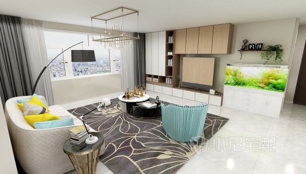 111.58㎡/三室一厅两卫/现代 111.58㎡/三室一厅两卫/现代