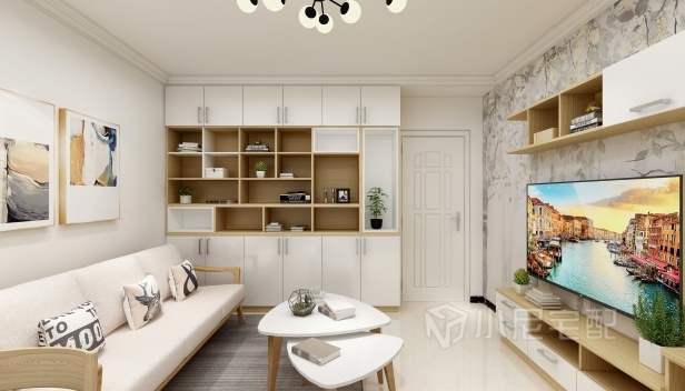 60㎡/一室一厅一卫/现代 60㎡/一室一厅一卫/现代