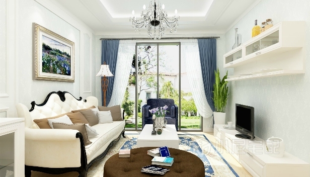 90㎡/两室一厅一卫/欧式 90㎡/两室一厅一卫/欧式