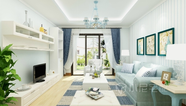 90㎡/三室两厅两卫/地中海 90㎡/三室两厅两卫/地中海