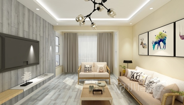 90㎡/三室两厅两卫/欧式 90㎡/三室两厅两卫/欧式