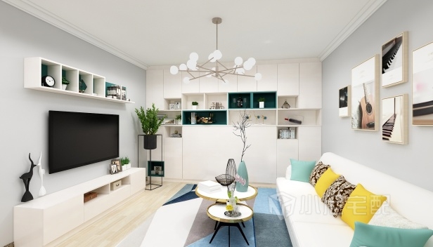 84㎡/两室一厅一卫/现代 84㎡/两室一厅一卫/现代