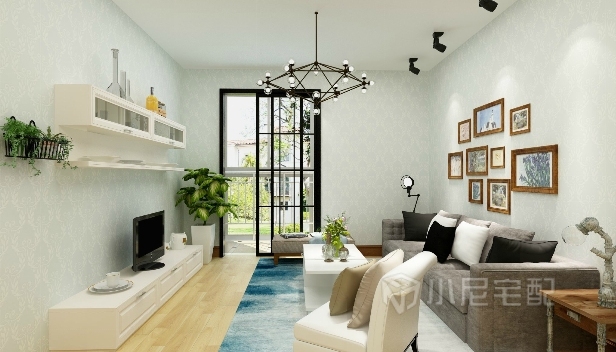 80㎡/两室一厅一卫/田园 80㎡/两室一厅一卫/田园