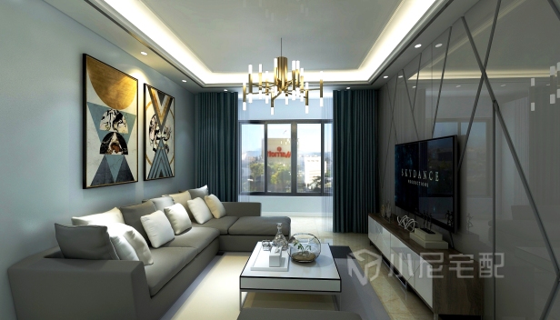 116㎡/三室一厅一卫/现代