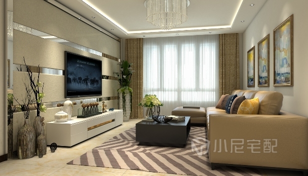 125㎡/三室两厅两卫/现代