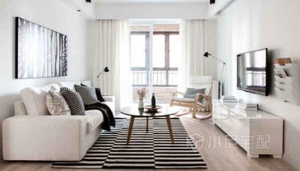 90㎡/两室两厅两卫/简约