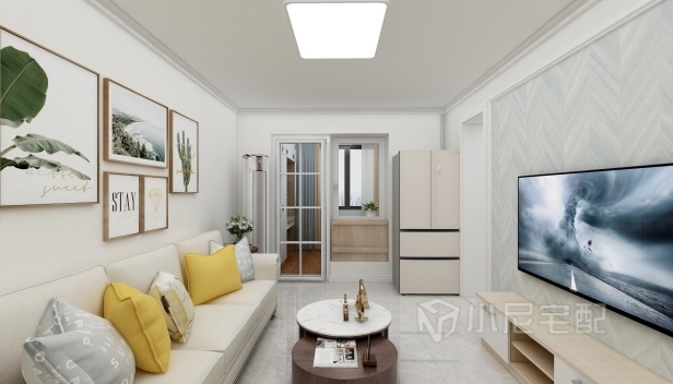 80㎡/两室一厅一卫/现代 80㎡/两室一厅一卫/现代