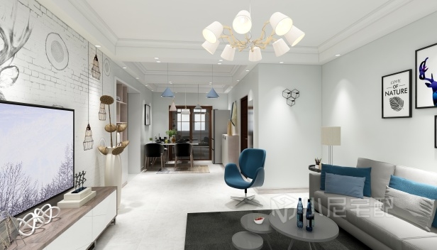 135㎡/两室两厅两卫/简约 135㎡/两室两厅两卫/简约