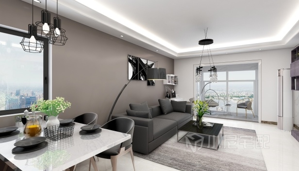 90㎡/两室一厅一卫/混搭 90㎡/两室一厅一卫/混搭