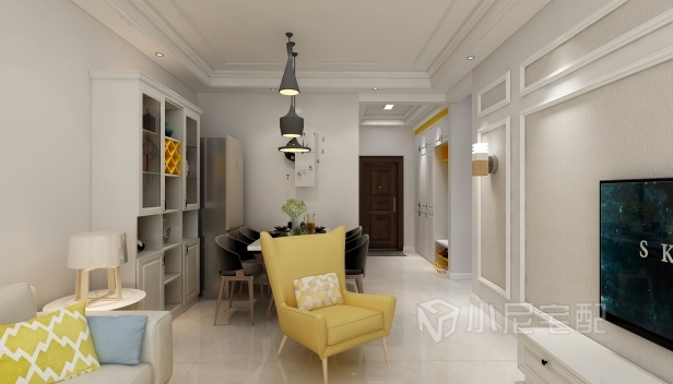 85㎡/两室一厅一卫/混搭