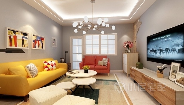 89㎡/两室一厅两卫/现代