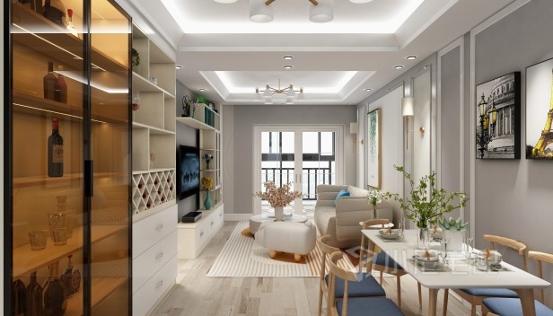 80㎡/两室两厅一卫/现代 80㎡/两室两厅一卫/现代