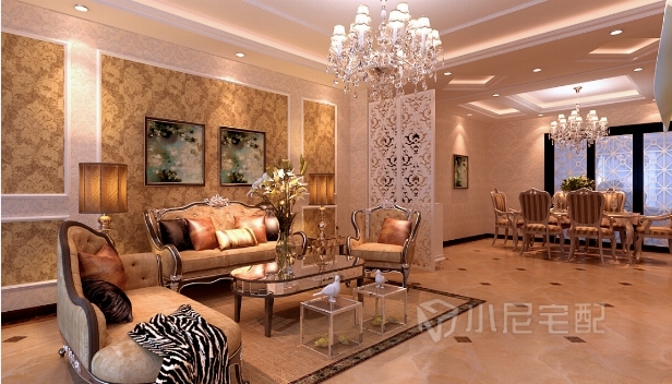 136㎡/三室两厅两卫/欧式