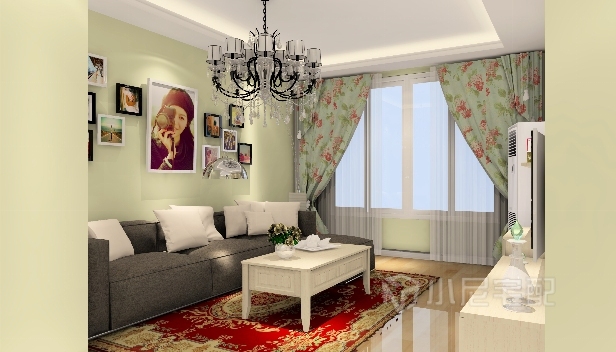 90㎡/两室两厅一卫/简约