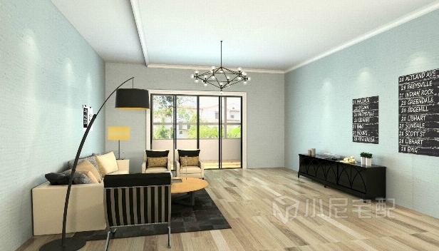 93㎡/两室两厅一卫/现代