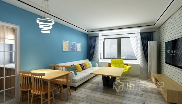 100㎡/两室一厅一卫/现代