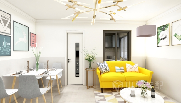 70㎡/两室一厅一卫/简约 70㎡/两室一厅一卫/简约