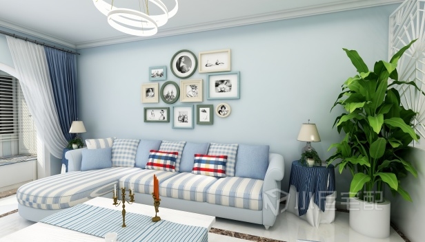 120㎡/三室两厅一卫/地中海 120㎡/三室两厅一卫/地中海