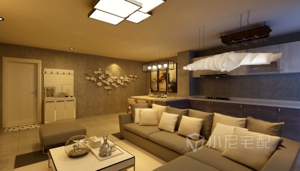 114㎡/两室两厅一卫/现代