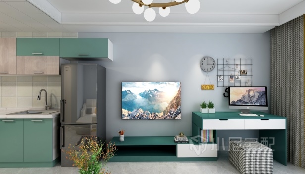 60㎡/一室一厅一卫/现代 60㎡/一室一厅一卫/现代