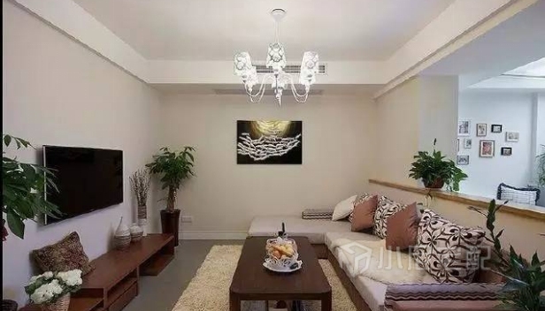 90㎡/两室一厅一卫/混搭 90㎡/两室一厅一卫/混搭