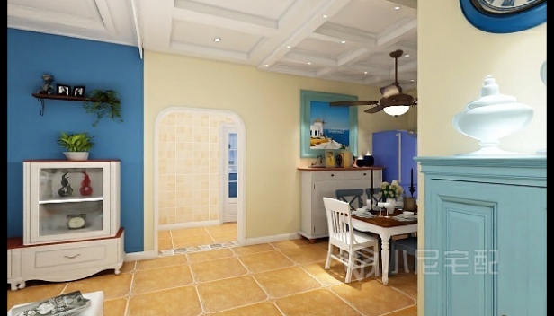 120㎡/三室两厅一卫/地中海 120㎡/三室两厅一卫/地中海