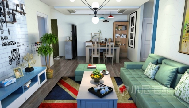 78.64㎡/两室两厅一卫/现代